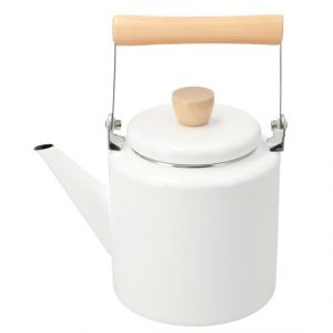 Japanese Enameled Kettle 2.4L (white)