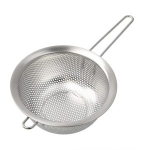 Stainless steel colander with handle (18cm)